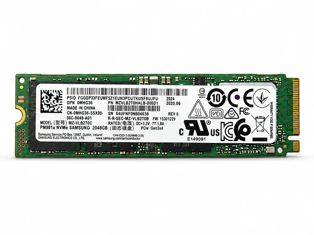 Samsung PM981a 2TB NVMe + Ugreen Box