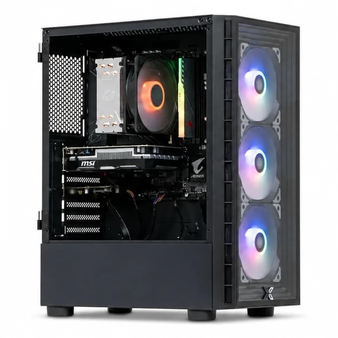 PC Gaming Intel Core i3-12100F / RX 6600 8GB / 16GB / 512GB
