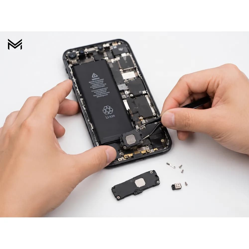 Minh hoạ Thay loa, mic điện thoại