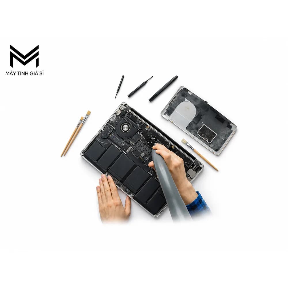 Vệ sinh laptop và tra keo tản nhiệt — linh kiện thay thế tại MTGS