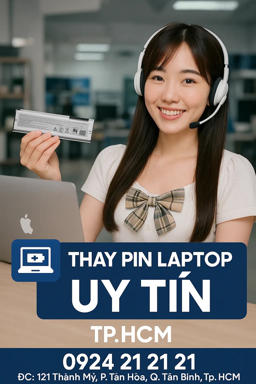 Thay Pin Máy Tính Uy Tín TPHCM - Chính Hãng- Giá Tốt -Lấy Liền