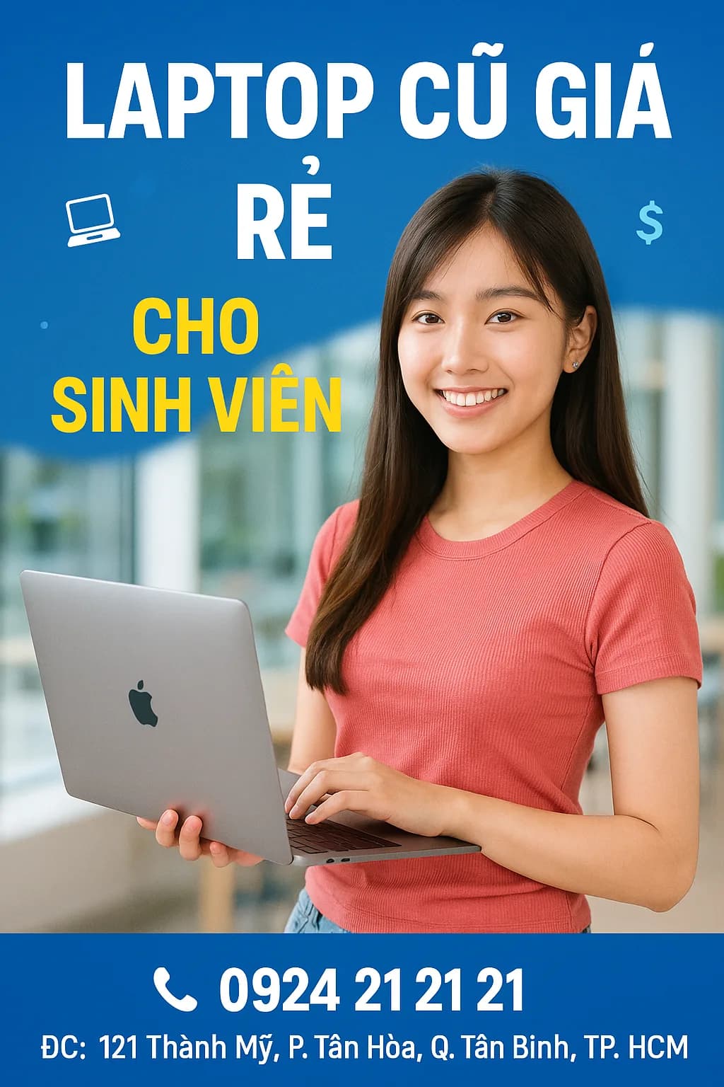 Mẫu laptop cũ dành cho sinh viên - Giá rẻ Tân Bình