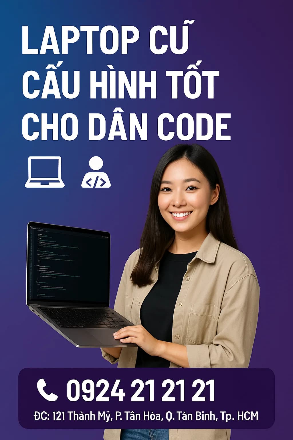Mẫu laptop cũ dành cho lập trình: chọn máy theo nhu cầu
