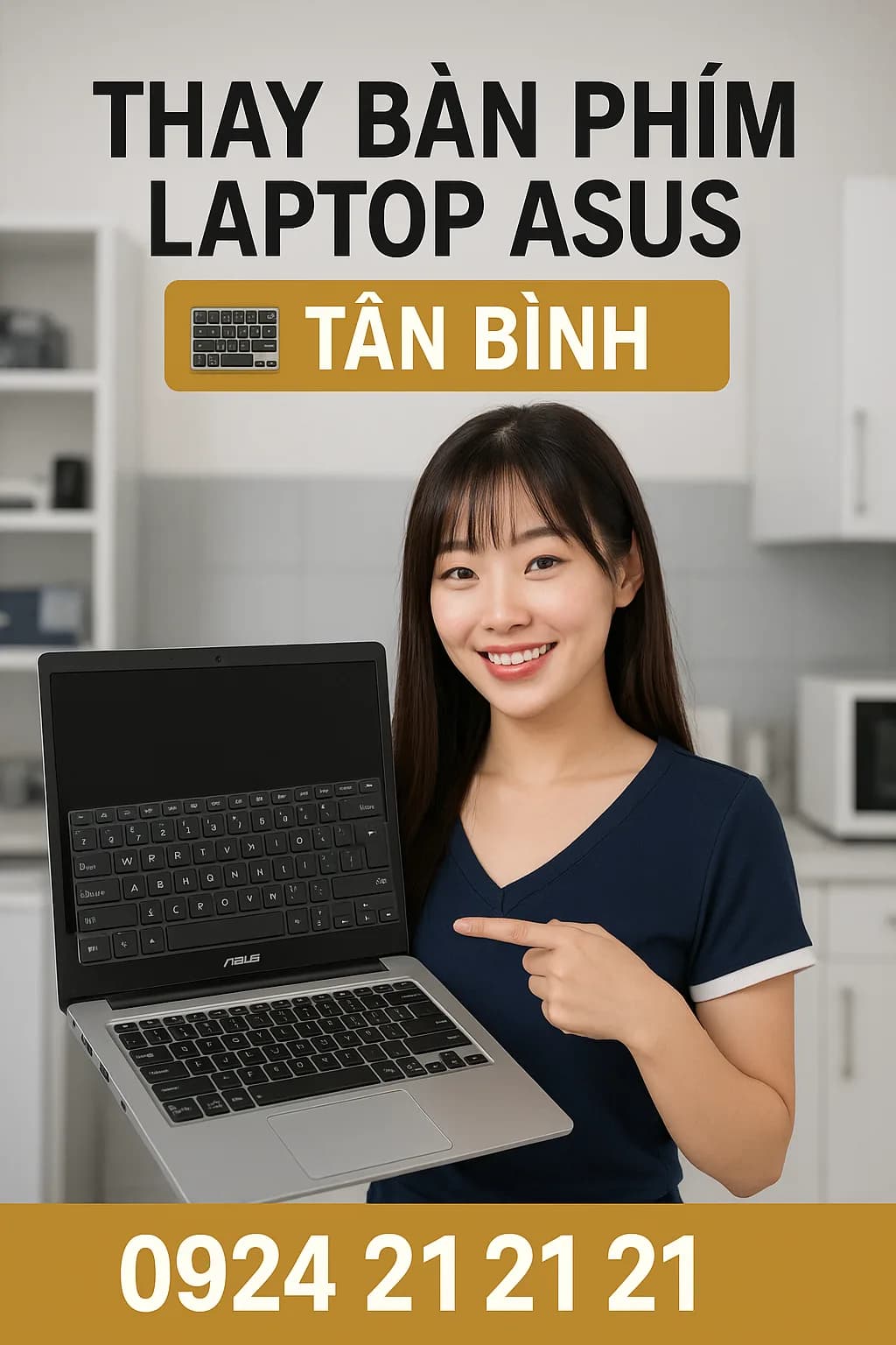Thay Bàn Phím Laptop Asus Giá Bao Nhiêu Tại Tân Bình