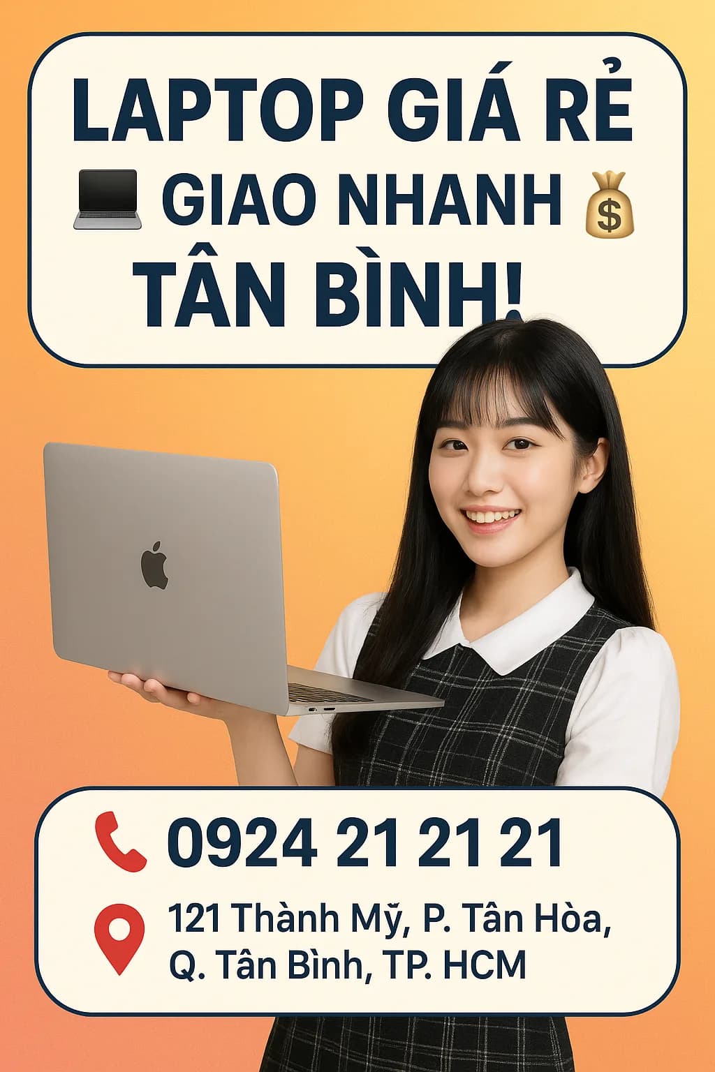 Bán Laptop Giá Rẻ Tân Bình Uy Tín, Bảo Hành Rõ