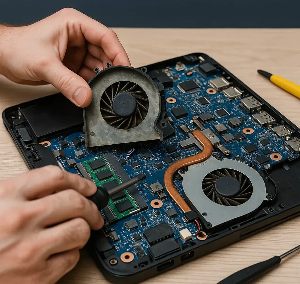 Sửa laptop bị nóng bị treo quận Tân Bình