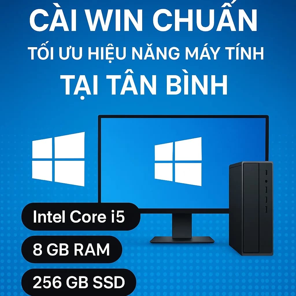 Tư vấn cài Win phù hợp cấu hình máy ở Tân Bình