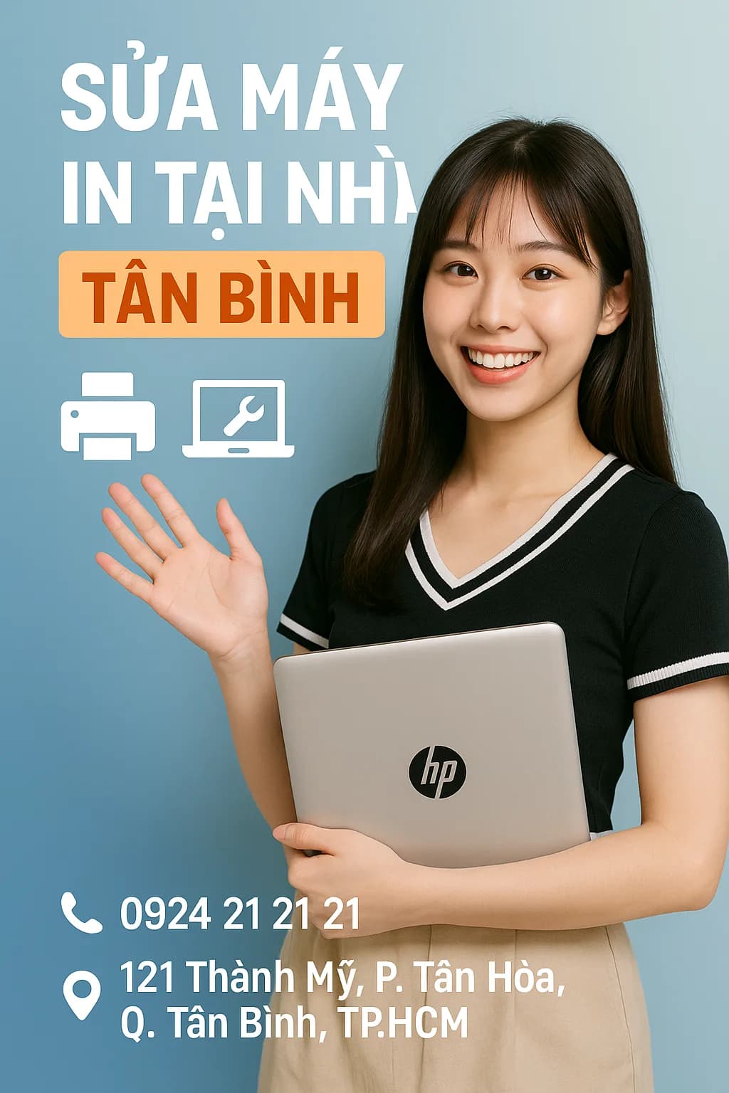 Sửa máy in tại nhà Tân Bình - Kiểm tra tận nơi, báo giá rõ
