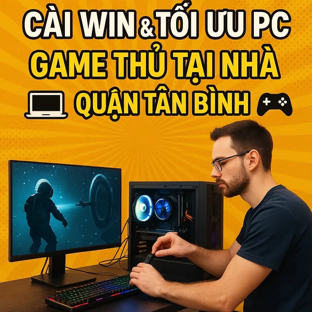 Cài win game thủ tại nhà quận Tân Bình