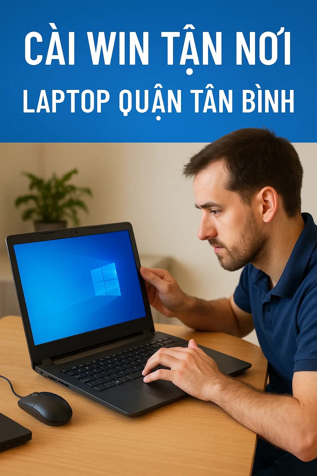 Cài Win Tại Nhà Cho Laptop Quận Tân Bình