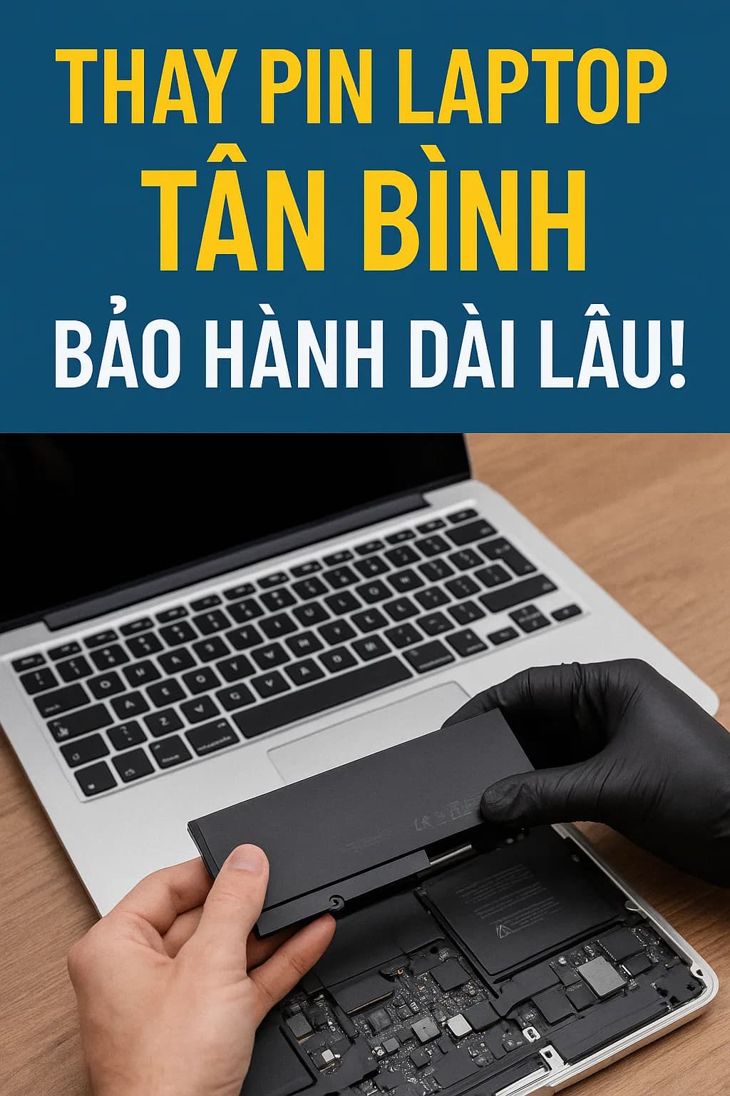 Dịch Vụ Thay Pin Laptop Tân Bình