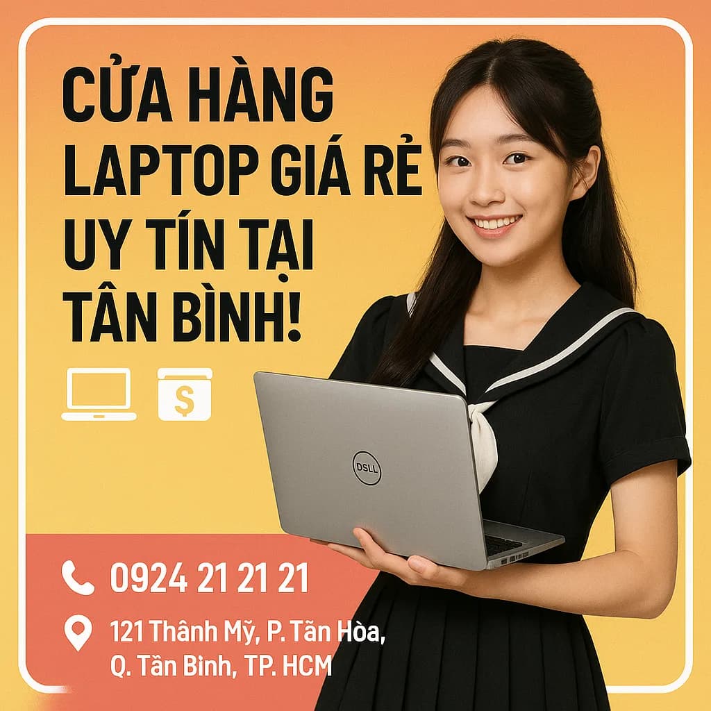 Cửa hàng laptop giá rẻ Tân Bình - Máy Tính Giá Sỉ