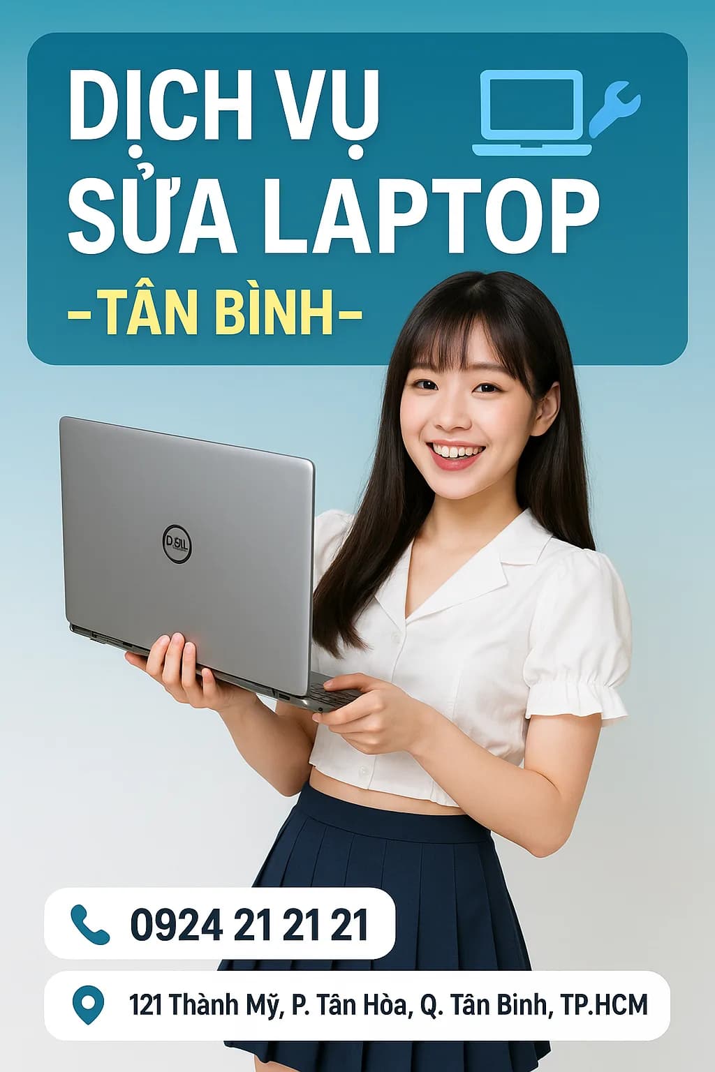 Sửa laptop nhanh quận Tân Bình
