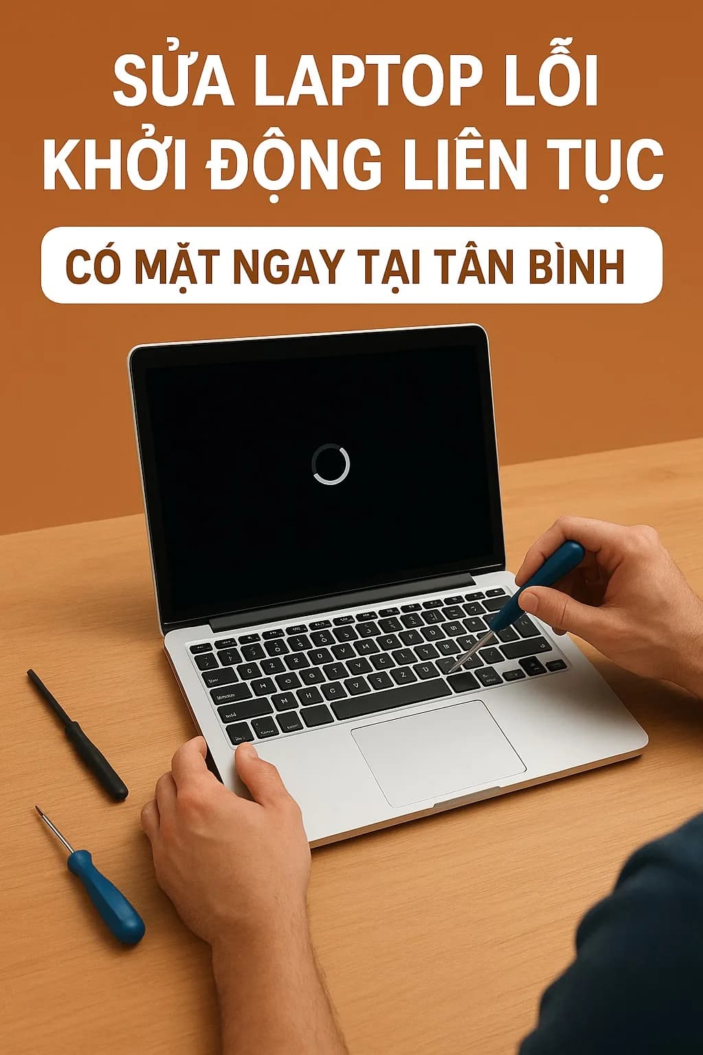 Sửa laptop lỗi khởi động lại liên tục ở Tân Bình