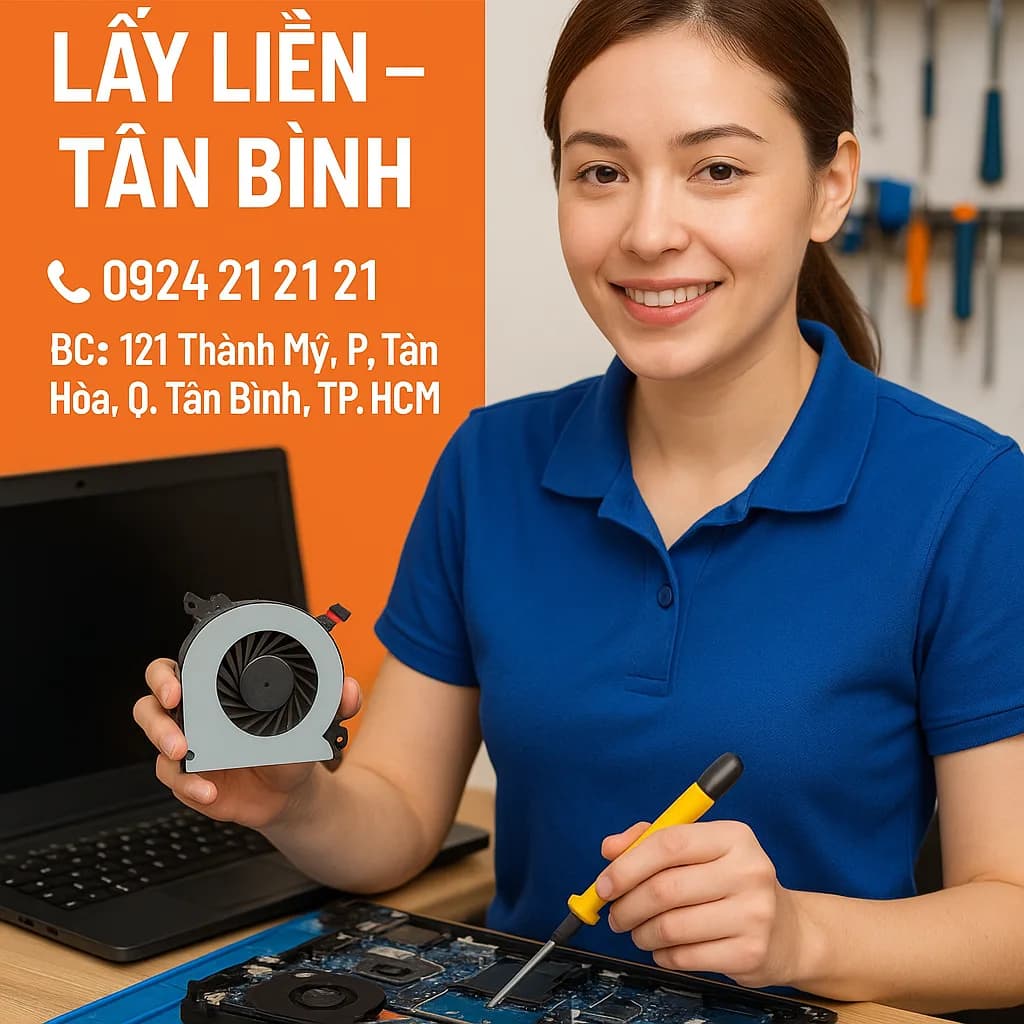 Thay Quạt Tản Nhiệt Laptop Tại Tân Bình