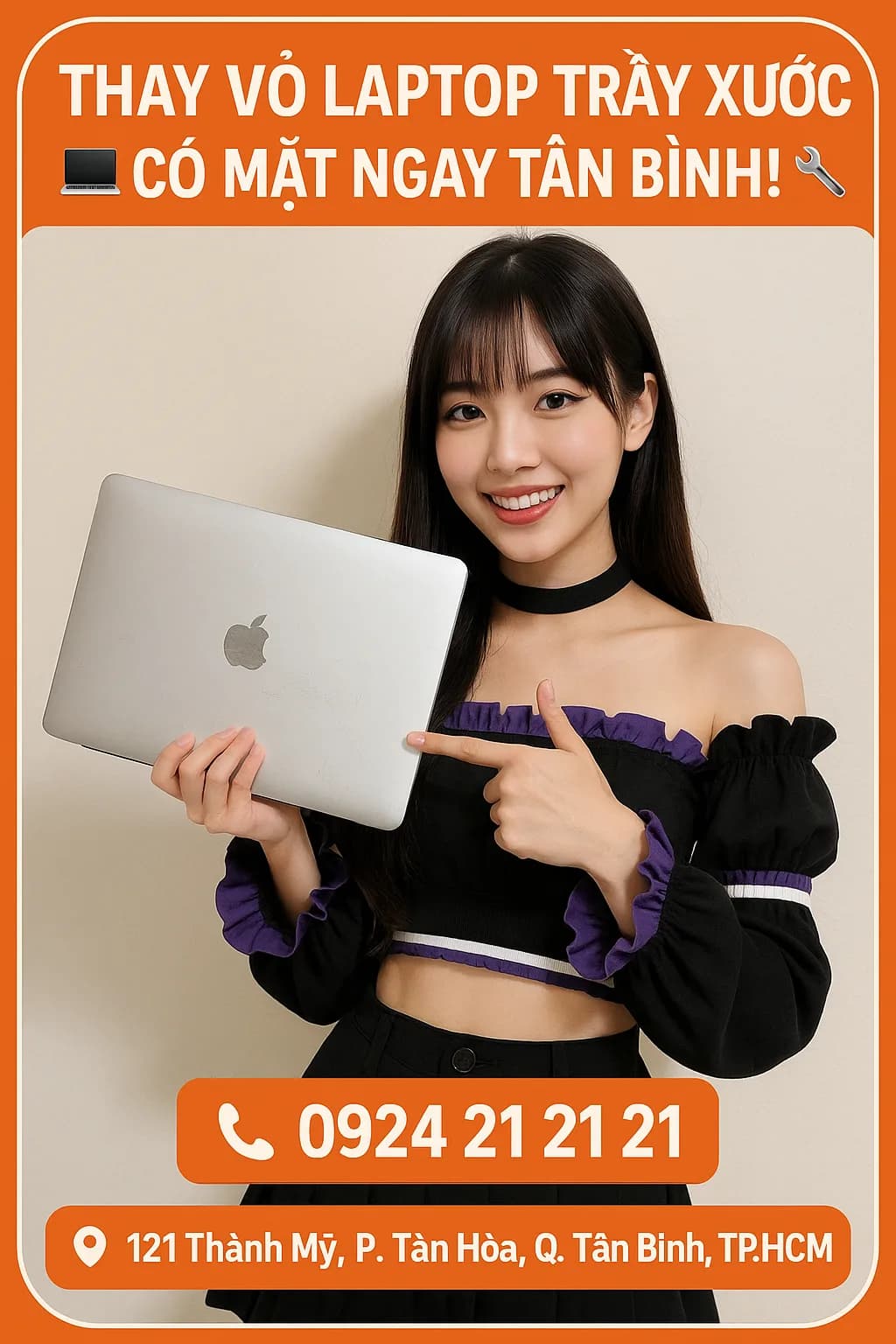 Thay Vỏ Laptop Bị Trầy Xước Ở Tân Bình