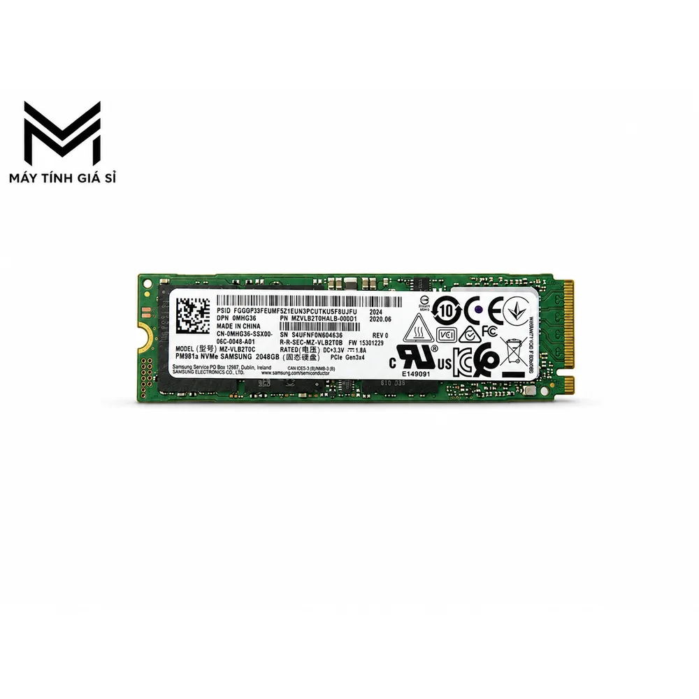 Samsung PM981a 2TB NVMe + Ugreen Box