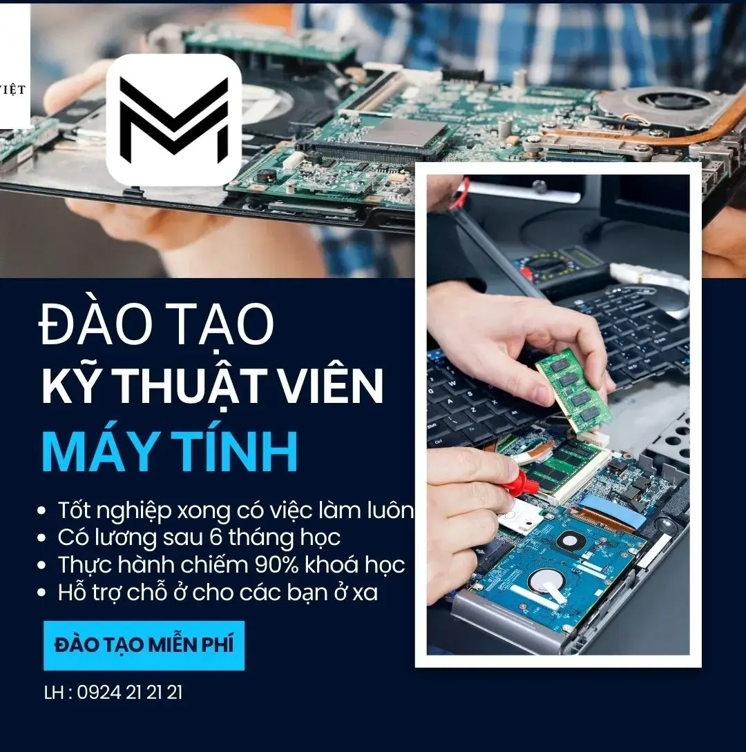 ĐÀO TẠO KỸ THUẬT VIÊN MÁY TÍNH MIỄN PHÍ TẠI HỒ CHÍ MINH