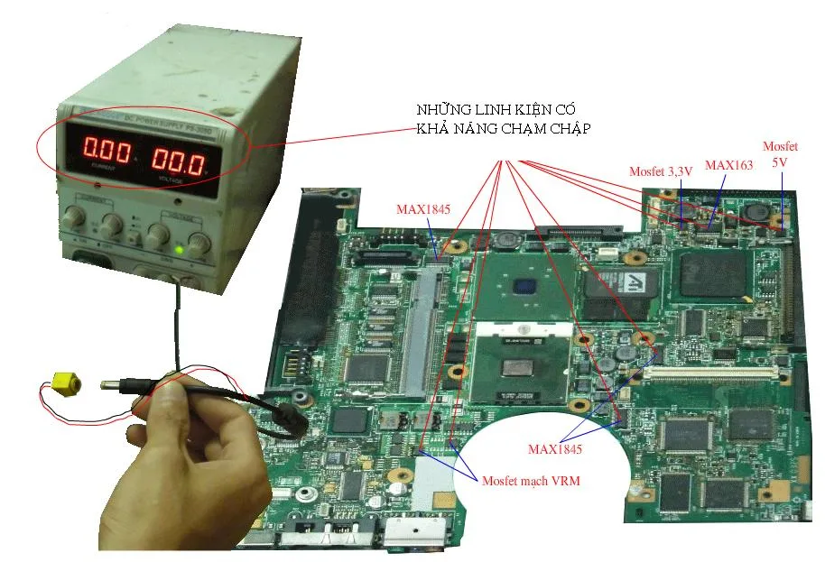 Laptop Cách Đo Nguồn Ra Màn Hình Bằng Đồng Hồ Số - 1 Laptop cách đo nguồn ra màn hình bằng đồng hồ số