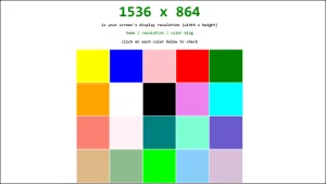 Hướng dẫn test màn hình laptop bằng screen tester đúng cách