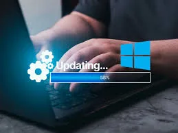 Màn hình đen sau khi update windows