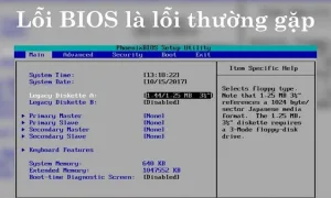 Laptop không lên màn hình do bios lỗi