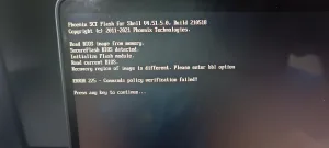 Cập nhật bios sai cách khiến máy không hiển thị