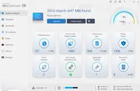 Ashampoo winoptimizer v26. 00. 11 cho windows 10 và 11