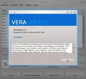 Phần mềm mã hóa ổ đĩa veracrypt