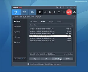 Bandicam v7. 0. 1. 2132 cho windows