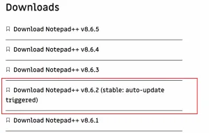 Notepad++ v8. 6. 2 cho windows