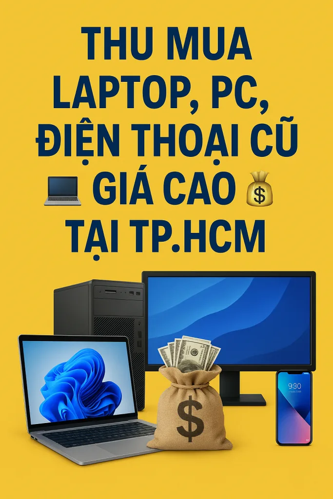 Công Ty Thu Mua Laptop Pc Điện Thoại Cũ Tại Tphcm - 1 ⚡️ công ty thu mua laptop pc điện thoại cũ tại tphcm 🔥
