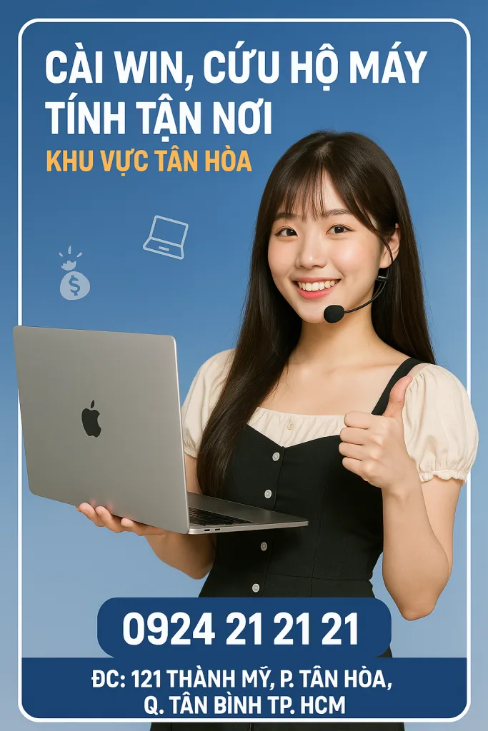 Sửa máy tính phường Tân Hòa