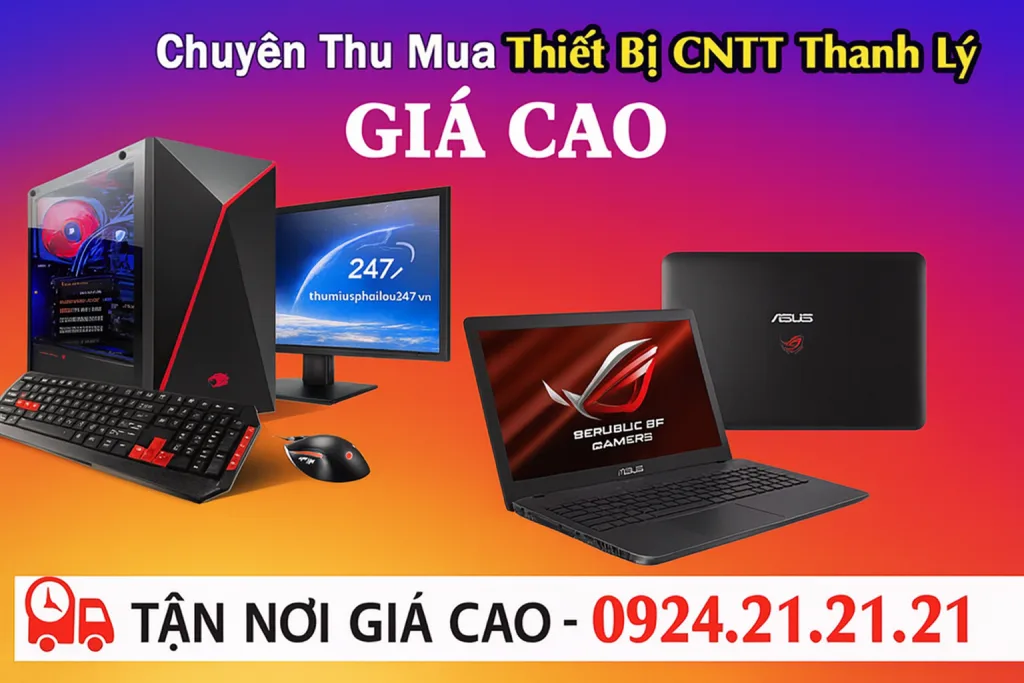 🔥 thu mua thiết bị công nghệ cũ có hỗ trợ trả góp
