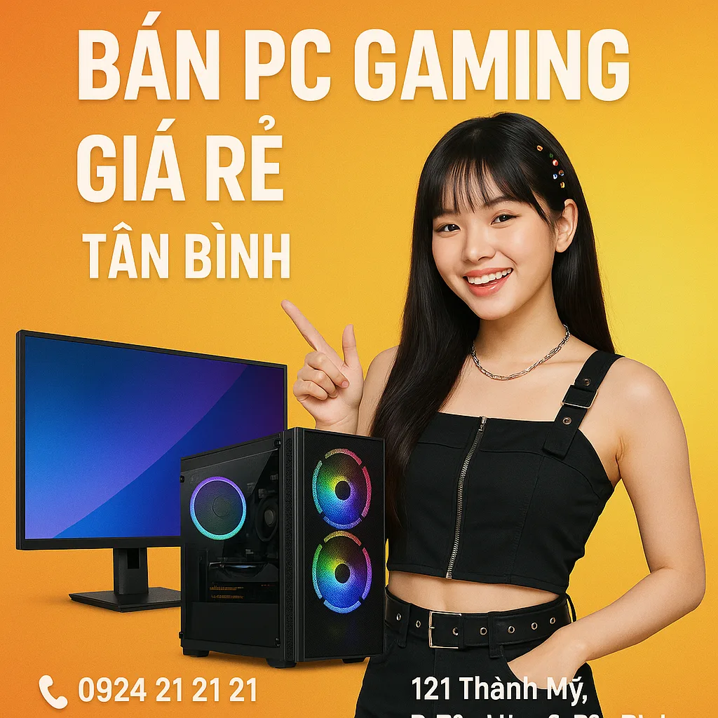 Bán máy tính chơi game giá rẻ tân bình🔥gọi 0924212121