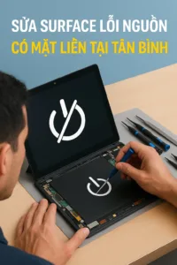 ⚡sửa máy tính bảng surface lỗi nguồn ở tân bình☎0924212121