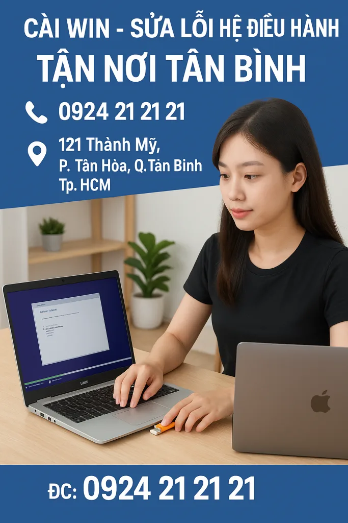 ⚡ Cài Win Laptop Tân Bình 🔥 Giá Rẻ Gọi ngay 0924 21 21 21