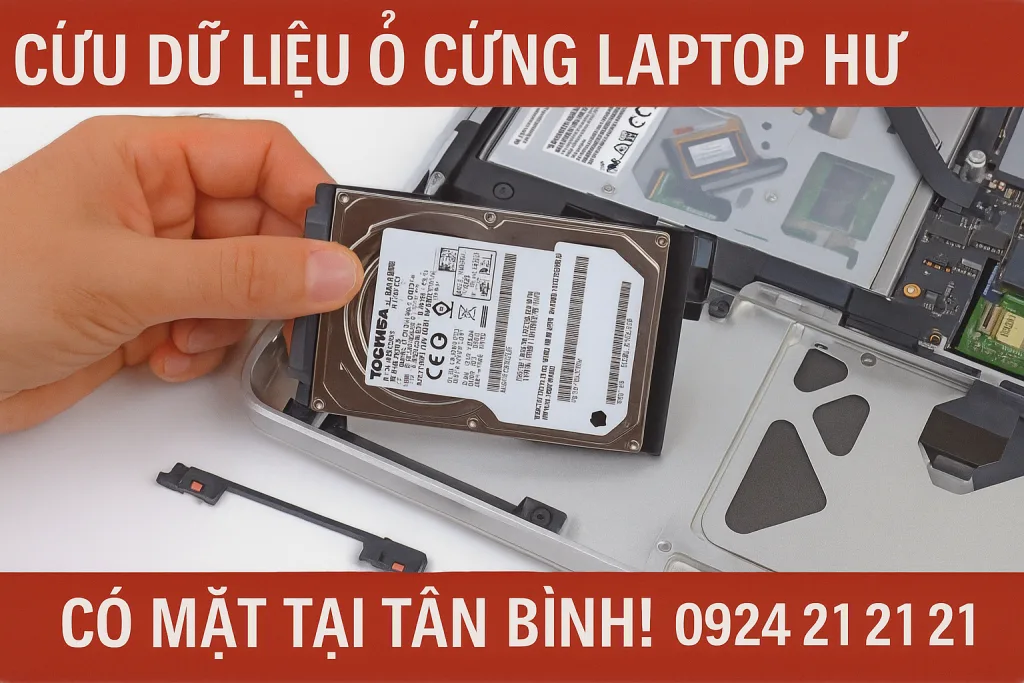 ⚡ Cứu Dữ Liệu Laptop Tân Bình 🔥 Liên Hệ 0924.21.21.21