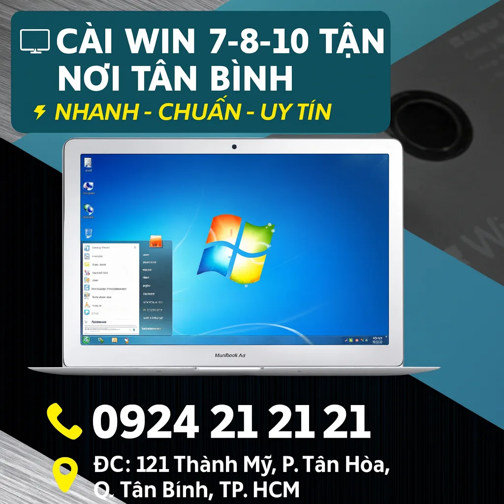 ⚡ Tiệm sửa máy tính quận Tân Bình ✅ Liên hệ 0924.21.21.21