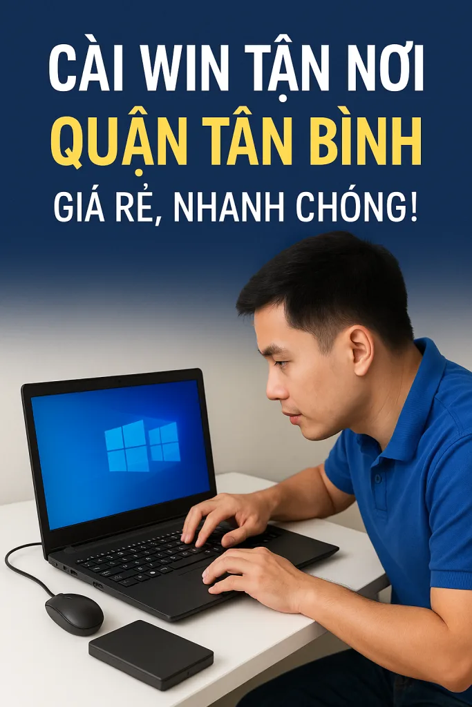 ⚡ Cài Win Tại Nhà Cho Laptop Quận Tân Bình ☎️0924.21.21.21