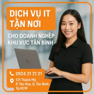 ⚡dịch vụ hỗ trợ it tận nơi cho công ty tân bình☎️0924212121