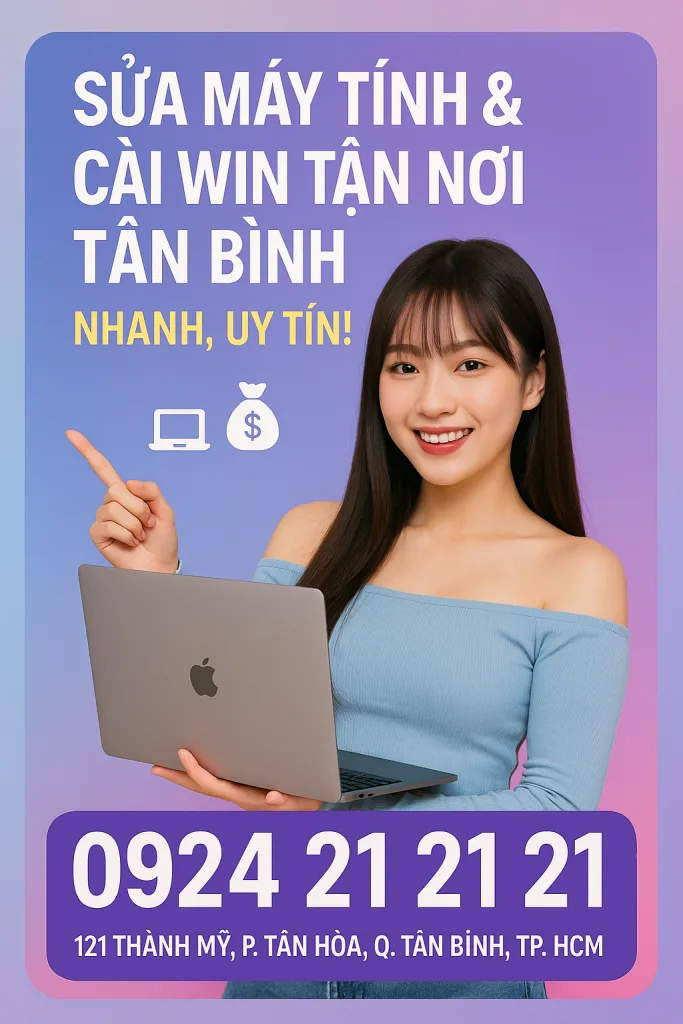 ⚡ Cài Win Quận Tân Bình Giá Rẻ ✅0924.21.21.21