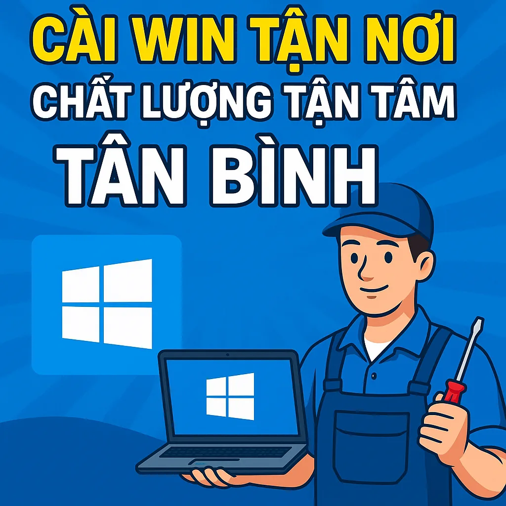 ⚡hỗ trợ cài win tận nơi cho doanh nghiệp tân bình☎0924212121