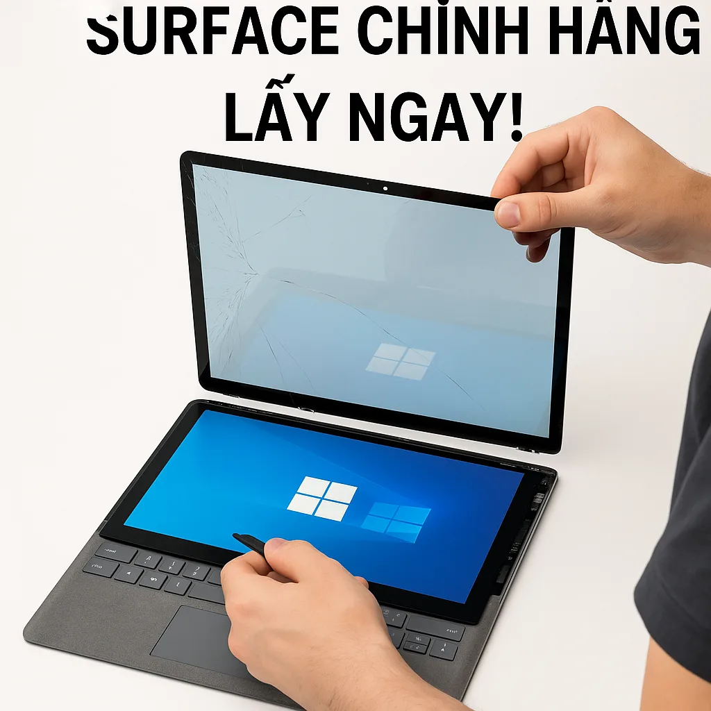 Thay màn hình cảm ứng laptop surface ở tân bình