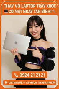 ⚡ thay vỏ laptop bị trầy xước ở tân bình ☎️ 0924 21 21 21