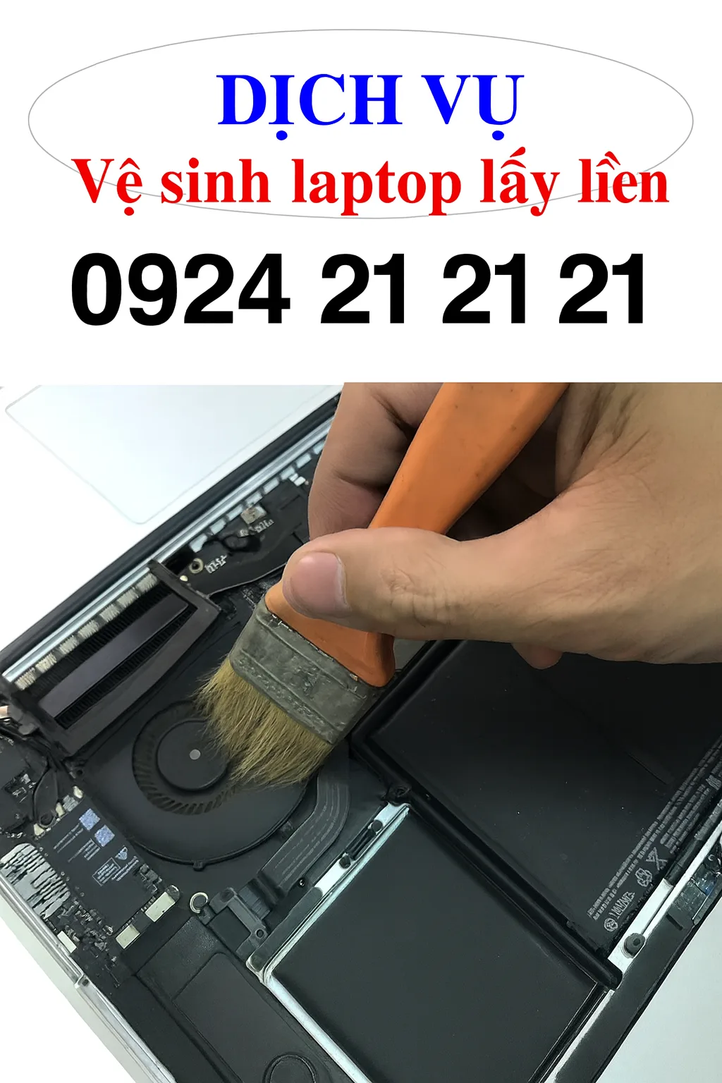 Vệ sinh laptop và thay keo tản nhiệt tại máy tính giá sỉ tân bình
