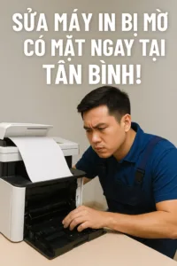 Sửa máy in in mờ tân bình kiểm tra miễn phí sửa nhanh 15 phút - máy tính giá sỉ