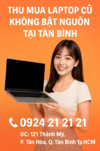⚡️ thu mua laptop cũ không bật nguồn tân bình 2025