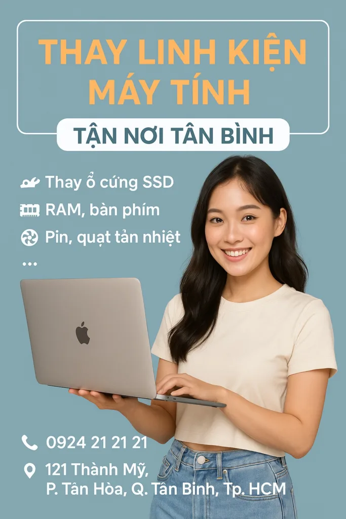 ⚡ thay linh kiện máy tính tân bình ✅ liên hệ 0924. 21. 21. 21