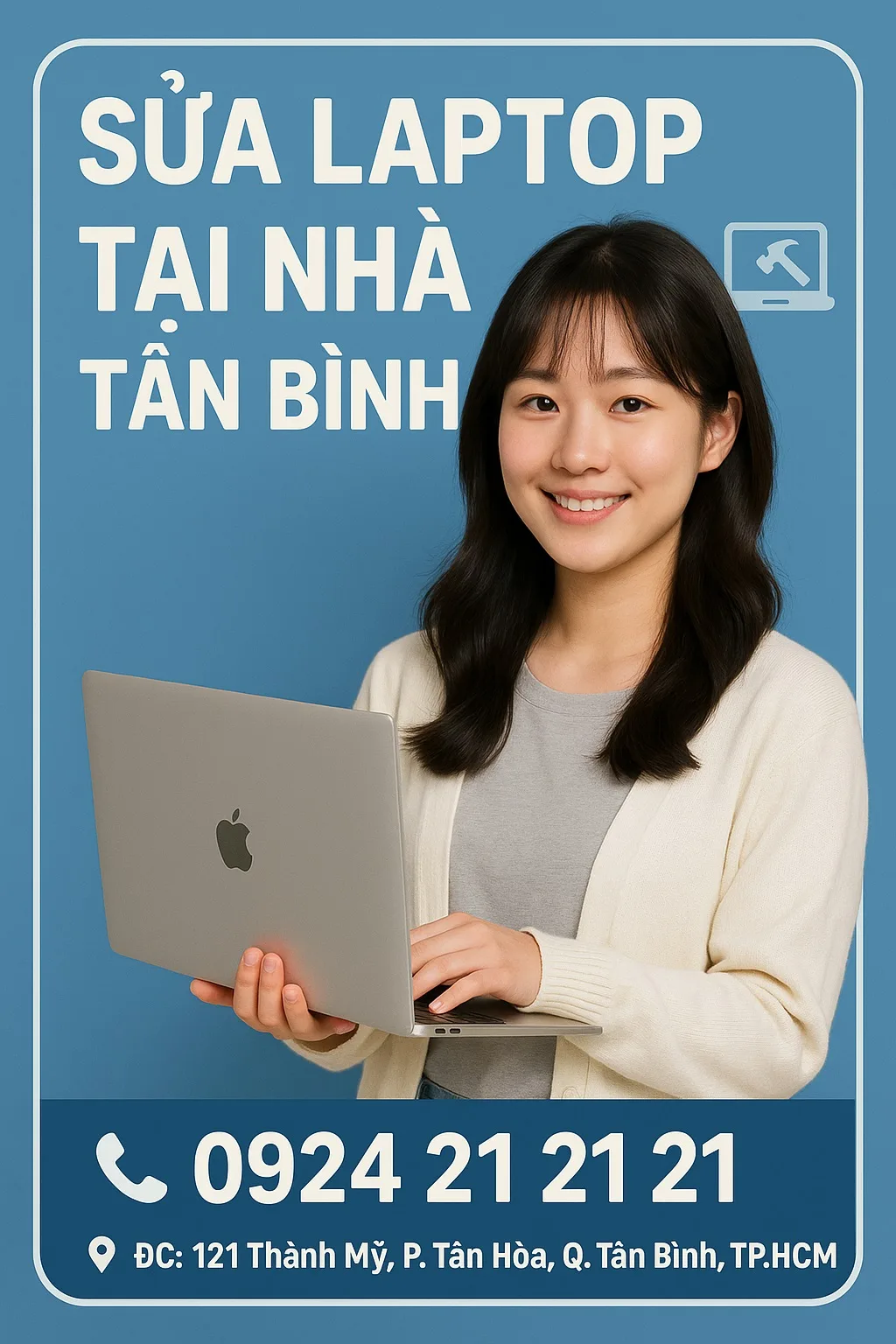 Kỹ thuật viên sửa laptop tại nhà khu vực tân bình